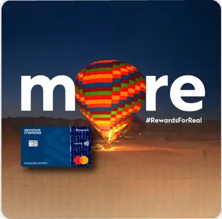 Travel Smarter and Shop Better with Standard Chartered Rewards Credit Card 4 more