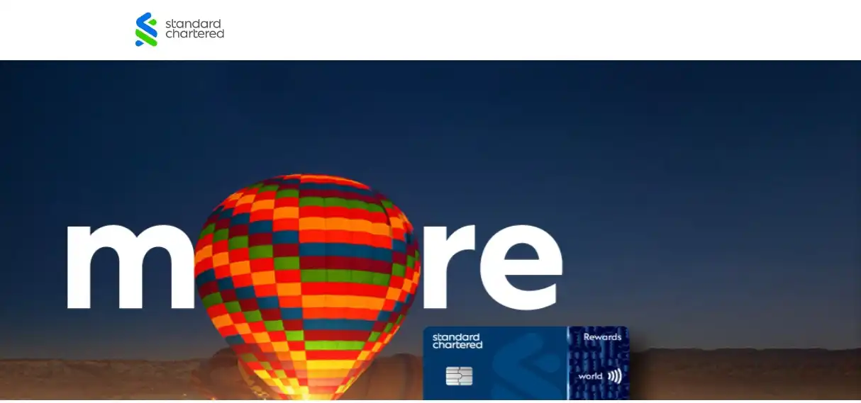 Travel Smarter and Shop Better with Standard Chartered Rewards Credit Card 3 sta