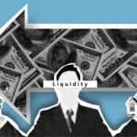businessman showing liquidity of real estate sales and profit