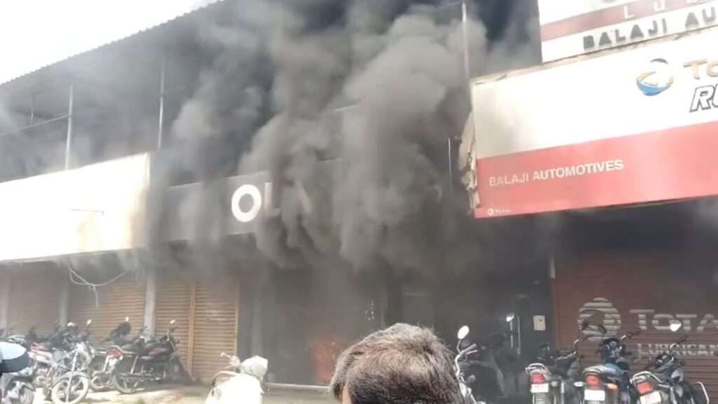 ola showroom fire