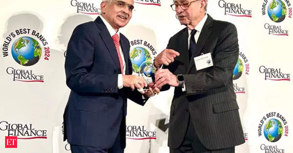 Shaktikanta Das receives award for A+ grade in Central Bank Report Cards 2024 in USA
 