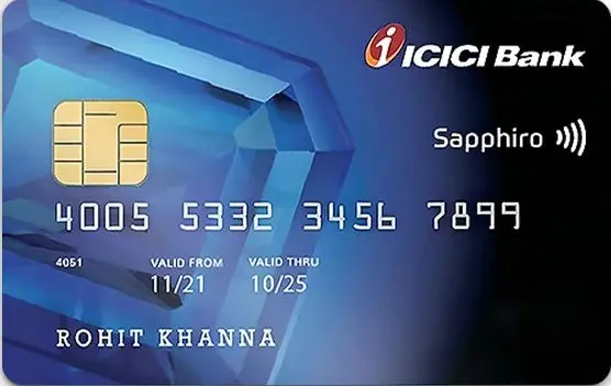 ICICI Bank Saphiro Credit Card 1