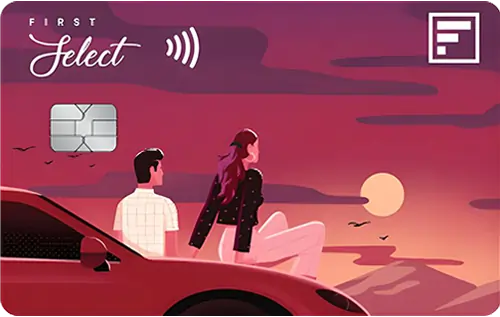 Best Credit Cards 12 IDFC FIRST Select credit card with chip and contactless payment, offering travel rewards and cashback benefits