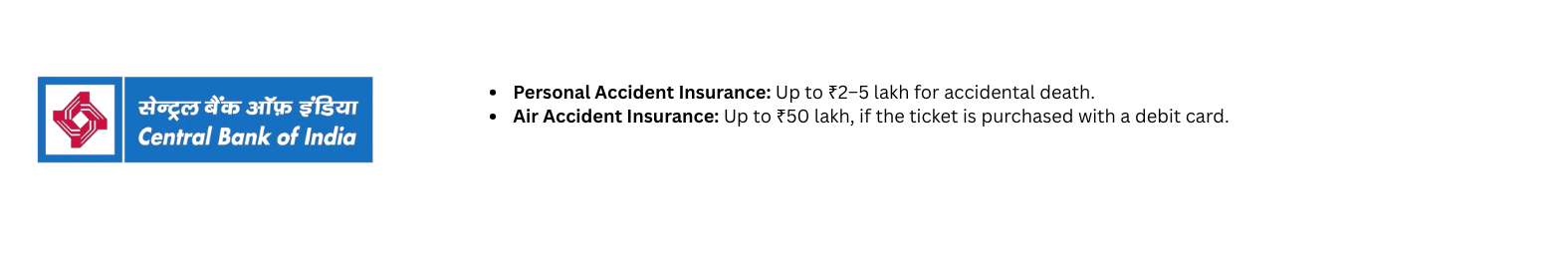 Debit Cards Insurance Coverage Offered by Major Indian Banks 11 13