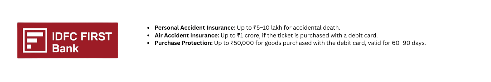 Debit Cards Insurance Coverage Offered by Major Indian Banks 8 8 1