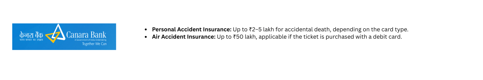 Debit Cards Insurance Coverage Offered by Major Indian Banks 12 9 1