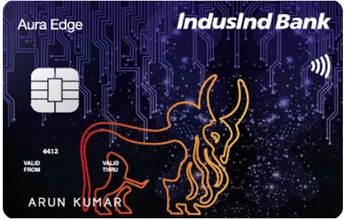 Best Credit Cards 8 IndusInd Bank Platinum Aura Edge Credit Card