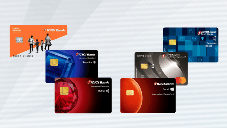 icici bank debit cards