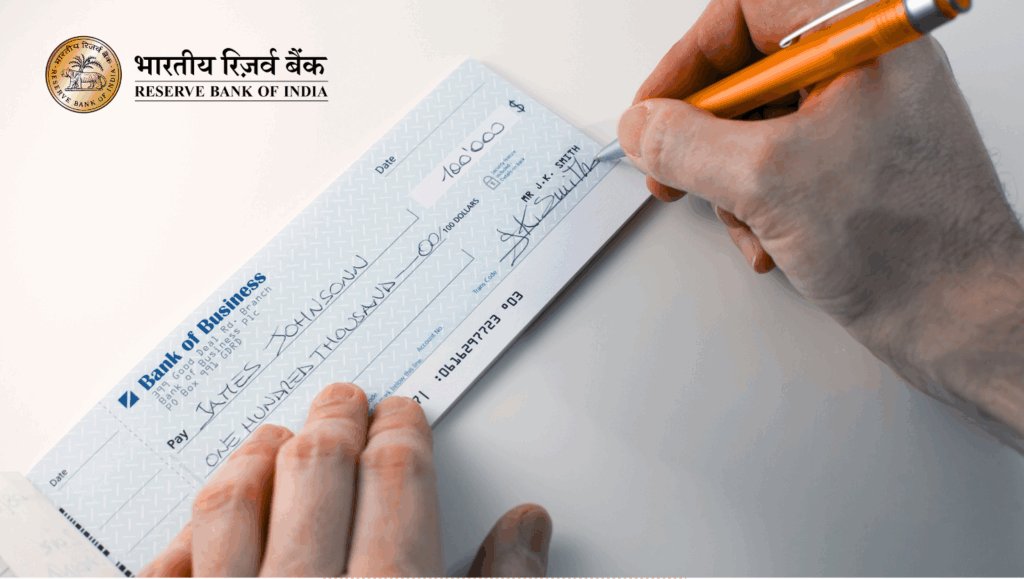 RBI's Move to Clear Cheques in Hours from October 4, 2025