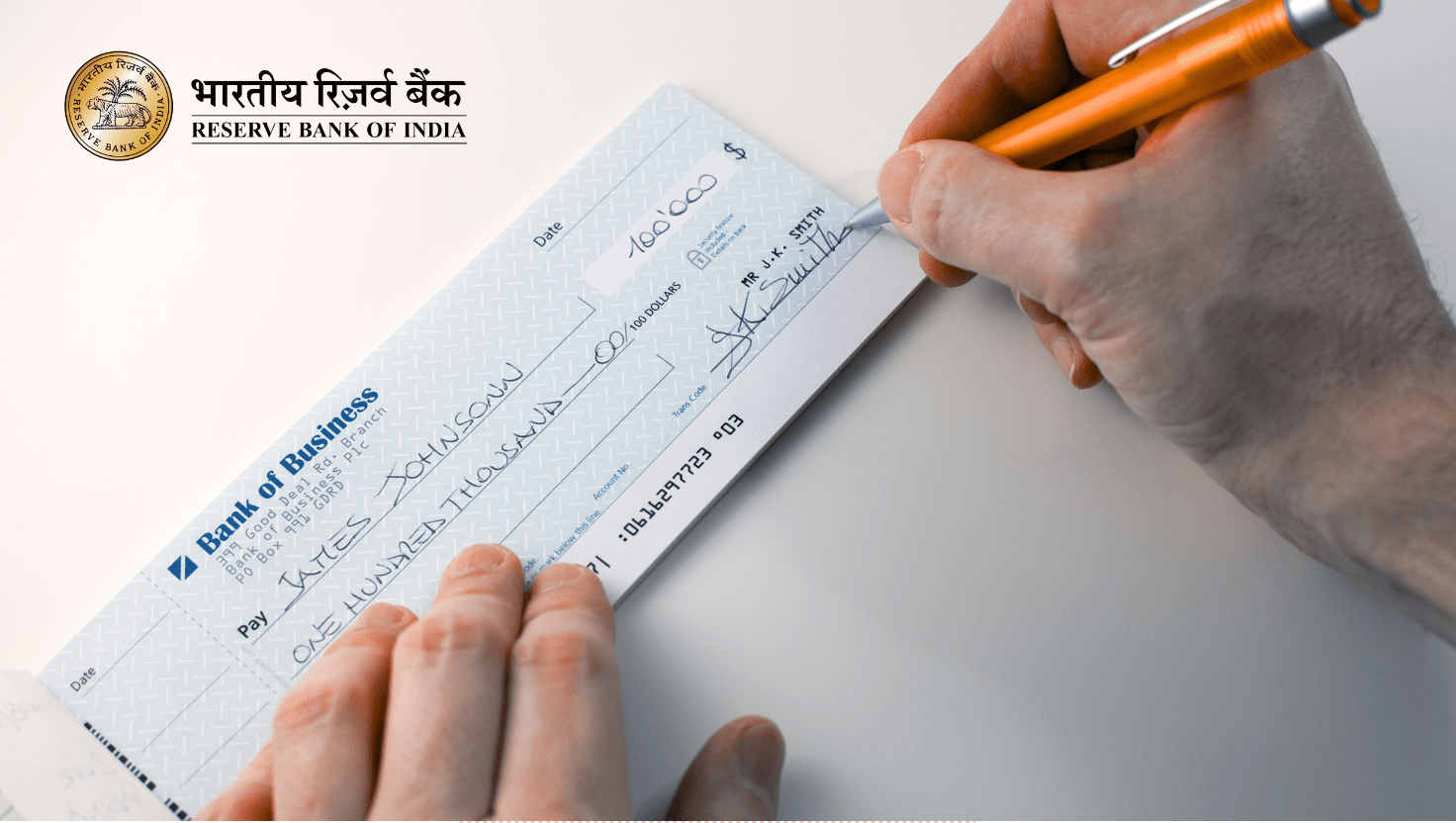 RBI’s Move to Clear Cheques in Hours from October 4, 2025