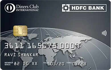 HDFC Diners Club Black Metal