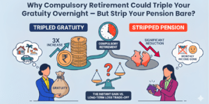 Why Compulsory Retirement Could Triple Your Gratuity Overnight – But Strip Your Pension Bare?