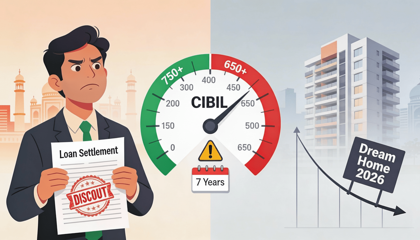 The Hidden CIBIL Trap: Why Settling Your Personal Loan Could Cost You a Dream Home in 2026? 11 The Hidden CIBIL Trap: Why Settling Your Personal Loan Could Cost You a Dream Home in 2026?