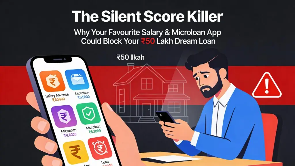 The Silent Score Killer: Why Your Favourite Salary and Microloan App Could Block Your ₹50 Lakh Dream Loan