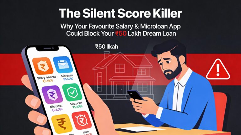 The Silent Score Killer: Why Your Favourite Salary and Microloan App Could Block Your ₹50 Lakh Dream Loan