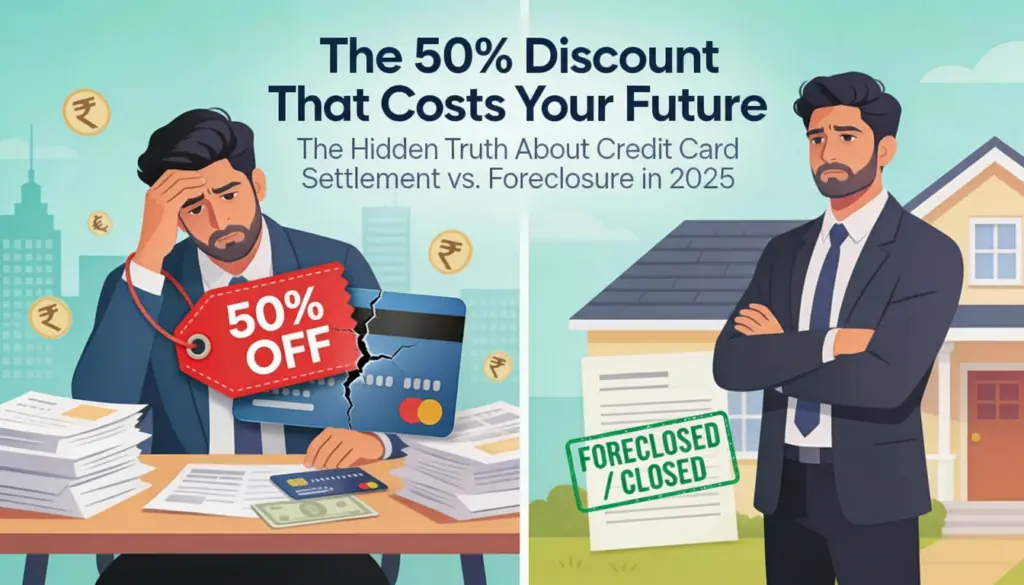 The 50% Discount That Costs Your Future: The Hidden Truth About Credit Card Settlement vs. Foreclosure in 2025