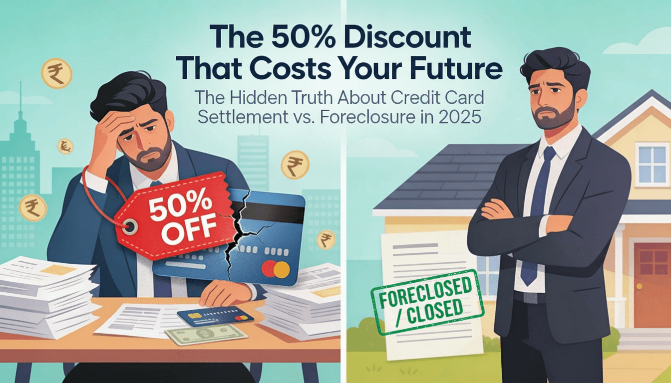 The 50% Discount That Costs Your Future: The Hidden Truth About Credit Card Settlement vs. Foreclosure in 2025