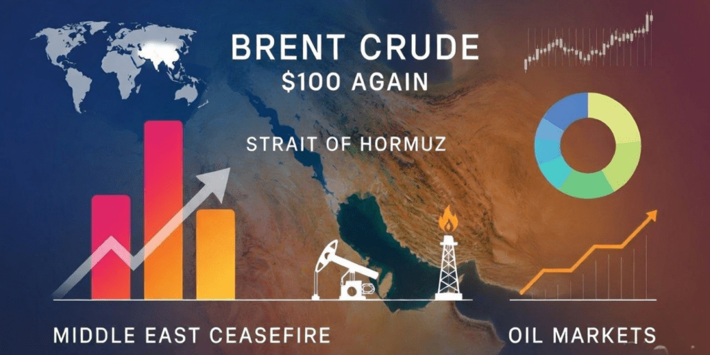 Brent Crude Crosses $100 Again: How a Middle East Ceasefire Is Still Failing to Calm Oil Markets