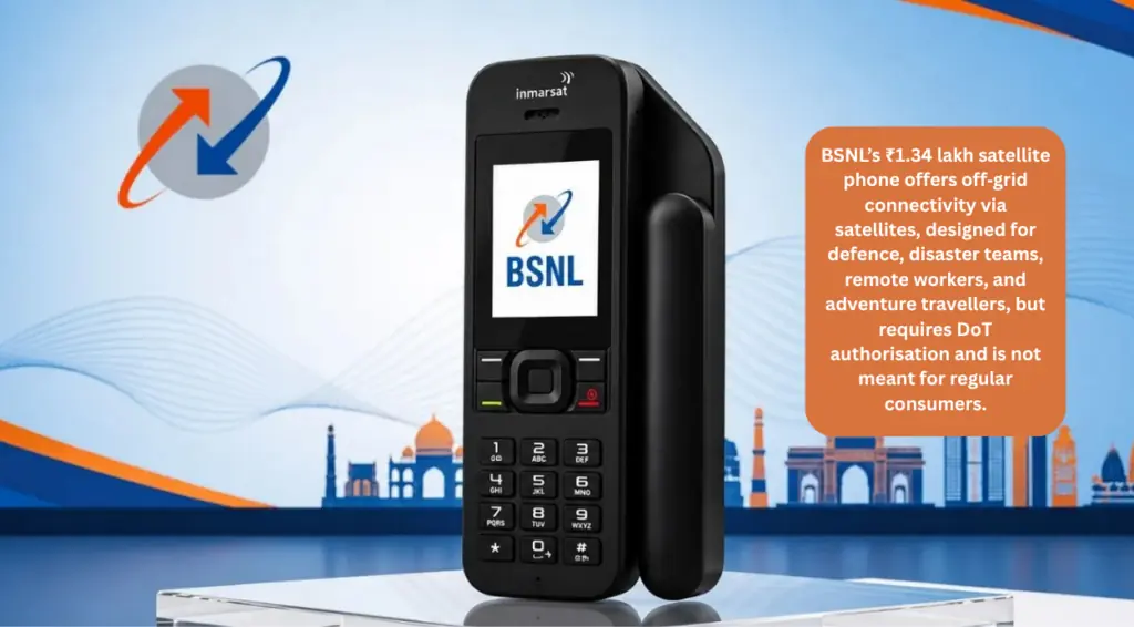 Beyond Mobile Towers: What Makes BSNL’s New ₹1.34 Lakh Satellite Phone So Special For Remote India?
