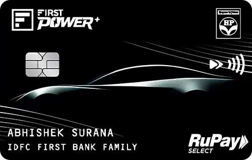 idfc first hpcl power plus credit card