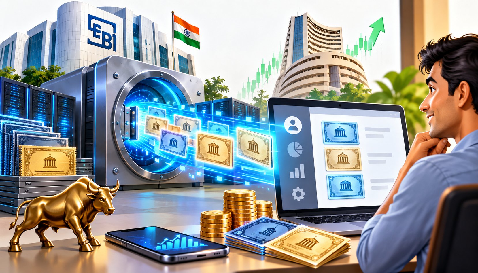 SEBI Demat 2.0 Has Moved Rs 1,025 Crore in Tokenised Bonds — What Changes in Your Demat Account? 2 SEBI Demat 2.0 Has Moved Rs 1,025 Crore in Tokenised Bonds — What Changes in Your Demat Account?
