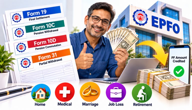 EPF Claim Forms and Their Uses in 2026: Which Form Actually Gets Your PF Money Out