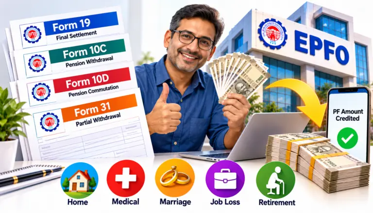 EPF Claim Forms and Their Uses in 2026: Which Form Actually Gets Your PF Money Out