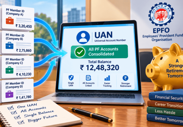 Multiple PF Member IDs Under One UAN: How the Balance Actually Gets Consolidated
