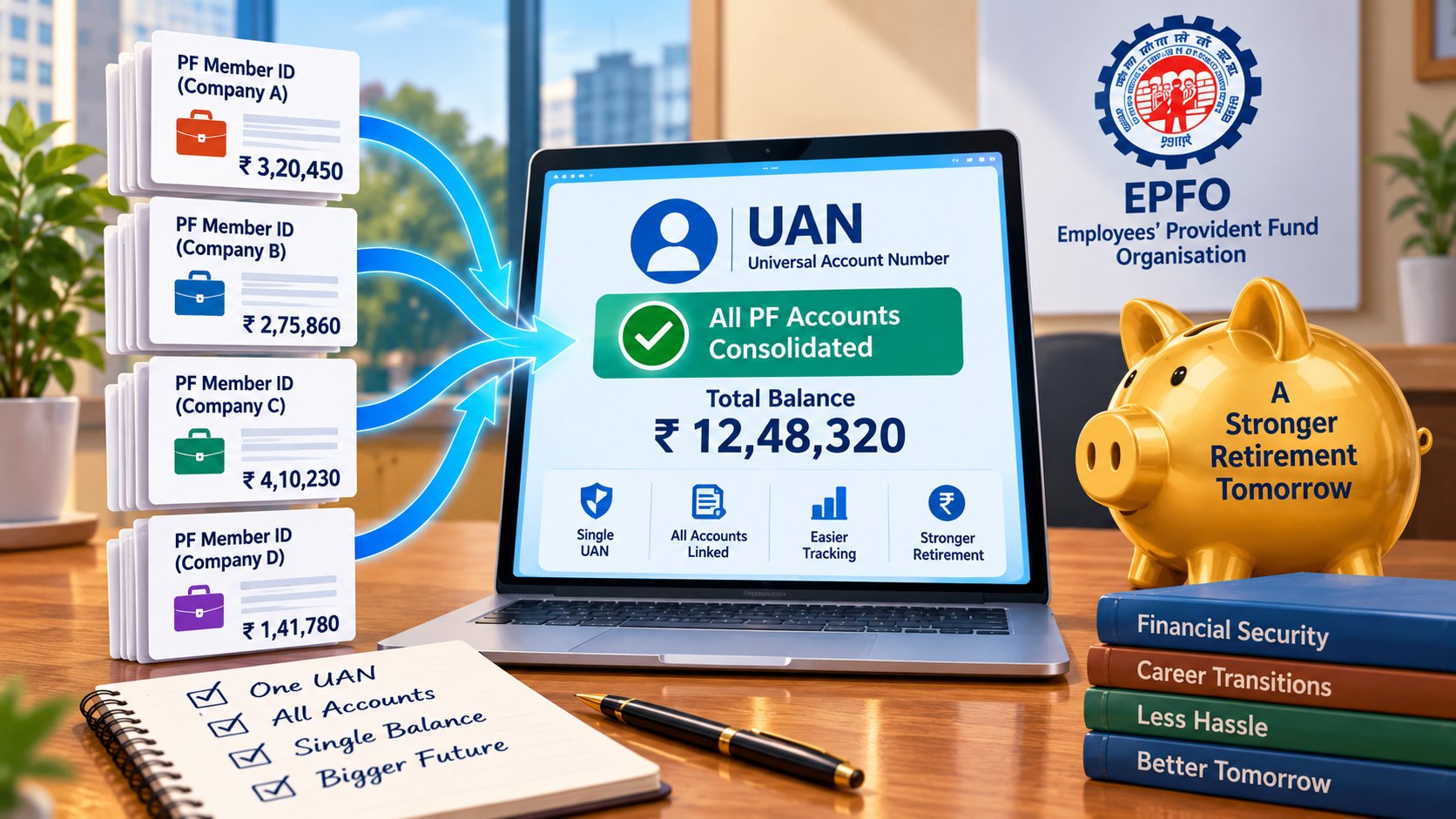Multiple PF Member IDs Under One UAN: How the Balance Actually Gets Consolidated 7 Multiple PF Member IDs Under One UAN: How the Balance Actually Gets Consolidated