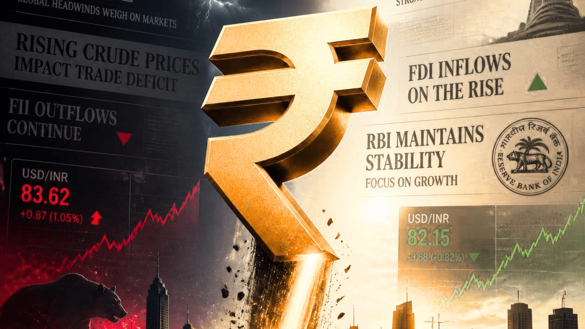 The Rupee Just Hit a Two-Month High and Is Still Under Pressure — How Both Things Are True at Once