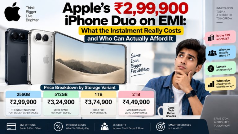 Apple's ₹2,99,900 iPhone Duo on EMI: What the Instalment Really Costs and Who Can Actually Afford It