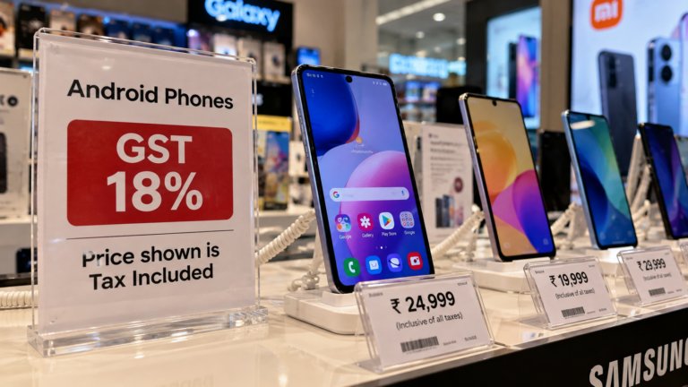 Android Phone GST Cut: Rate Stays at 18% After the Council Meeting, and What "Tax Included" Means for the Price You Pay