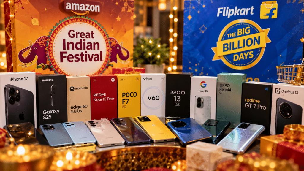 Best Smartphone Deals in Amazon Great Indian Festival and Flipkart Big Billion Days 2026: 12 Winners, One for Every Kind of Buyer