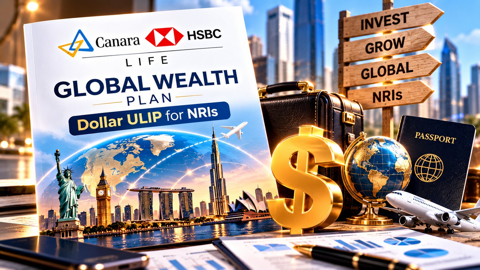 Canara HSBC Life Global Wealth Plan: How the New Dollar ULIP for NRIs Works — and How It Compares With Rivals
