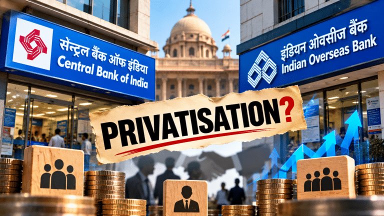 Central Bank of India and IOB Are Back in Privatisation Talk — What It Could Mean for Customers, Staff and Competition