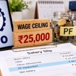 EPFO Wage Ceiling Now ₹25,000: Why Your PF Deduction Changed — and Where the Problems Start