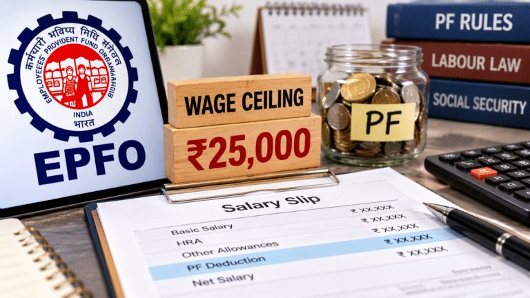 EPFO Wage Ceiling Now ₹25,000: Why Your PF Deduction Changed — and Where the Problems Start