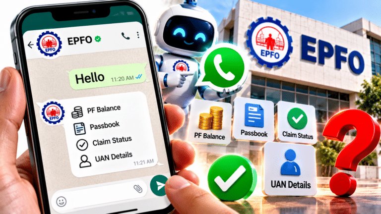 EPFO on WhatsApp in 2026: Can You Really Get a Full PF Update With a “Hello” — and What Works Today?
