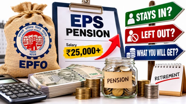 make clickable: EPS Pension When Your Salary Crosses ₹25,000: Who Stays In, Who Is Left Out — and What You Will Get