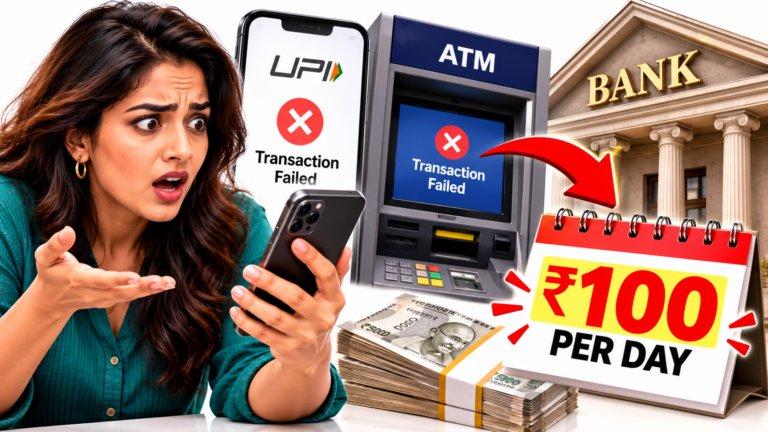 Failed UPI or ATM Transaction? Your Bank May Owe You ₹100 for Every Day It Is Late