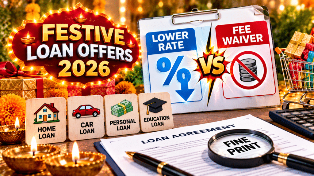Festive Loan Offers 2026: When a Fee Waiver Beats a Lower Rate — and the Fine Print That Decides What You Really Pay