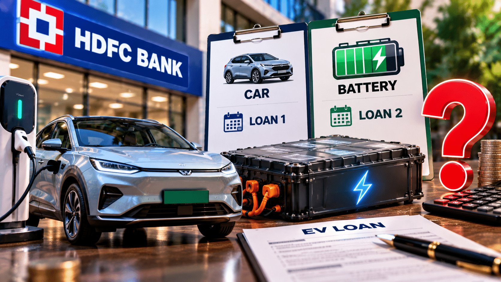 HDFC Bank's Flexi Green EV Loan Splits the Battery From the Car — When Do Two Repayment Schedules Actually Cost You Less?
