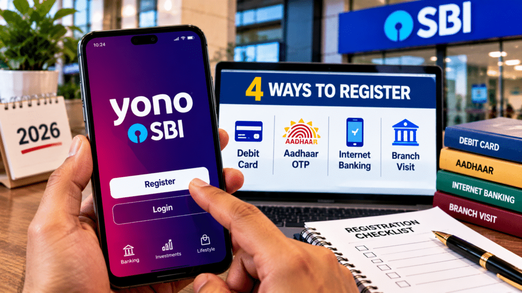 How to Register on the YONO SBI App in 2026 — and Which of the Four Routes Will Work for You?