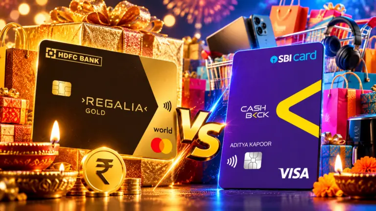 HDFC Regalia Gold vs SBI Cashback for Diwali 2026: Which Card Returns More on Your Festive Shopping?