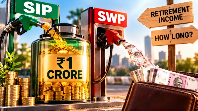 India Is Still Filling Its SIP Tank — When Will SWPs Matter, and How Long Can ₹1 Crore Pay You?