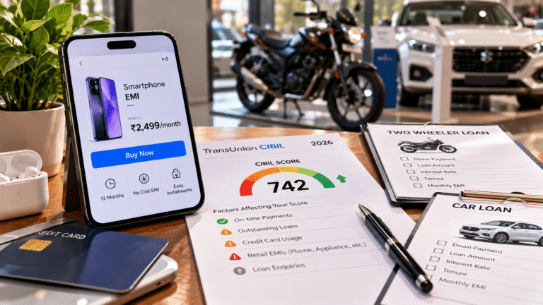 Is Your Phone EMI Paving the Way to a Bike or Car Loan? What TransUnion CIBIL's 2026 Data Shows
