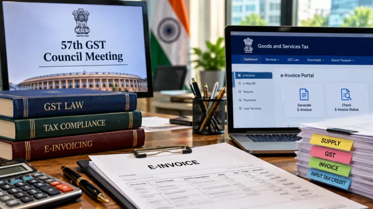 Is the ₹5 Crore E-Invoice Limit Scrapped? What the 57th GST Council Actually Changed — and Who Must Act