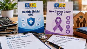 LIC Health Shield 907 vs New Cancer Cover 908: What Each Actually Pays on a Claim — and Who Should Think Twice