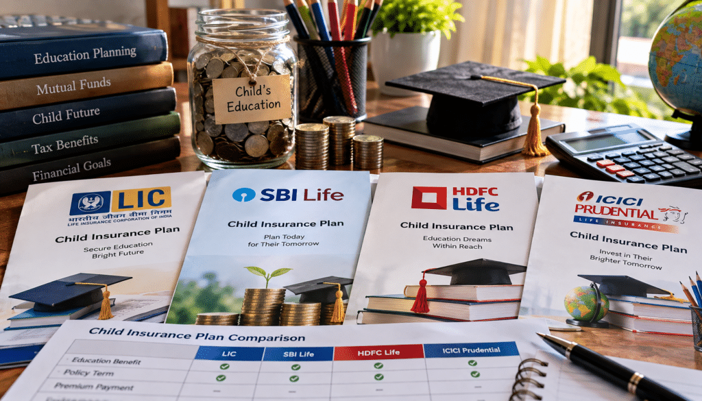 LIC, SBI Life, HDFC Life or ICICI Prudential — Which Child Insurance Plan Actually Fits Your Education Goal in 2026?