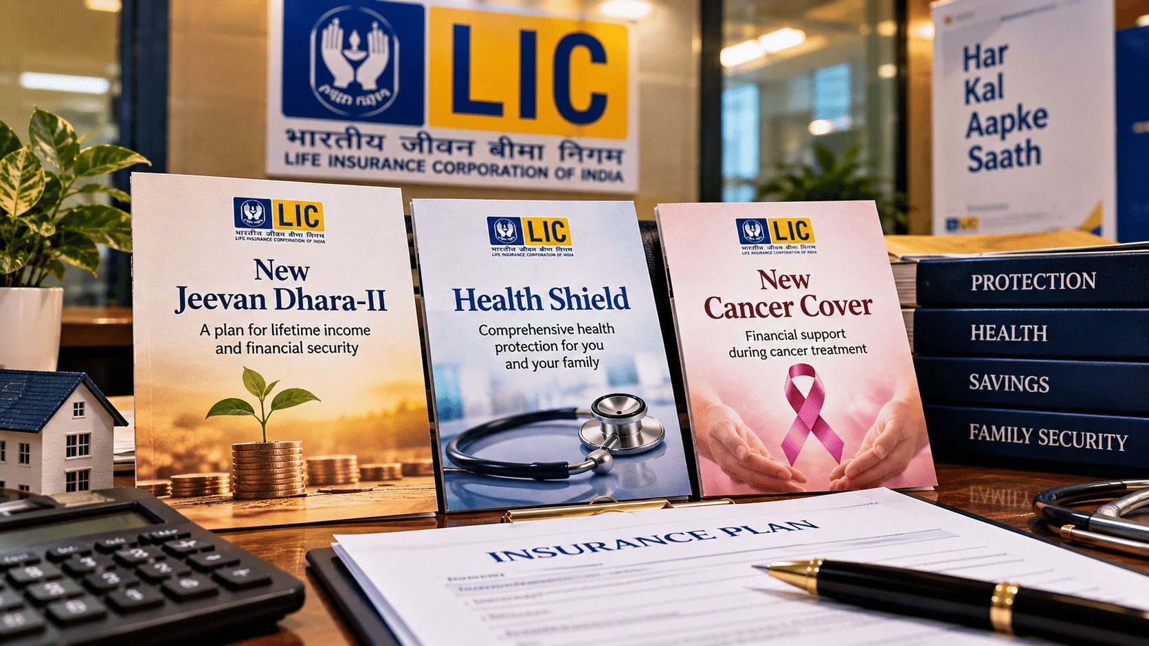 LIC's 3 New Plans From 19 October: New Jeevan Dhara-II, Health Shield and New Cancer Cover — What Each Pays and Who It Suits